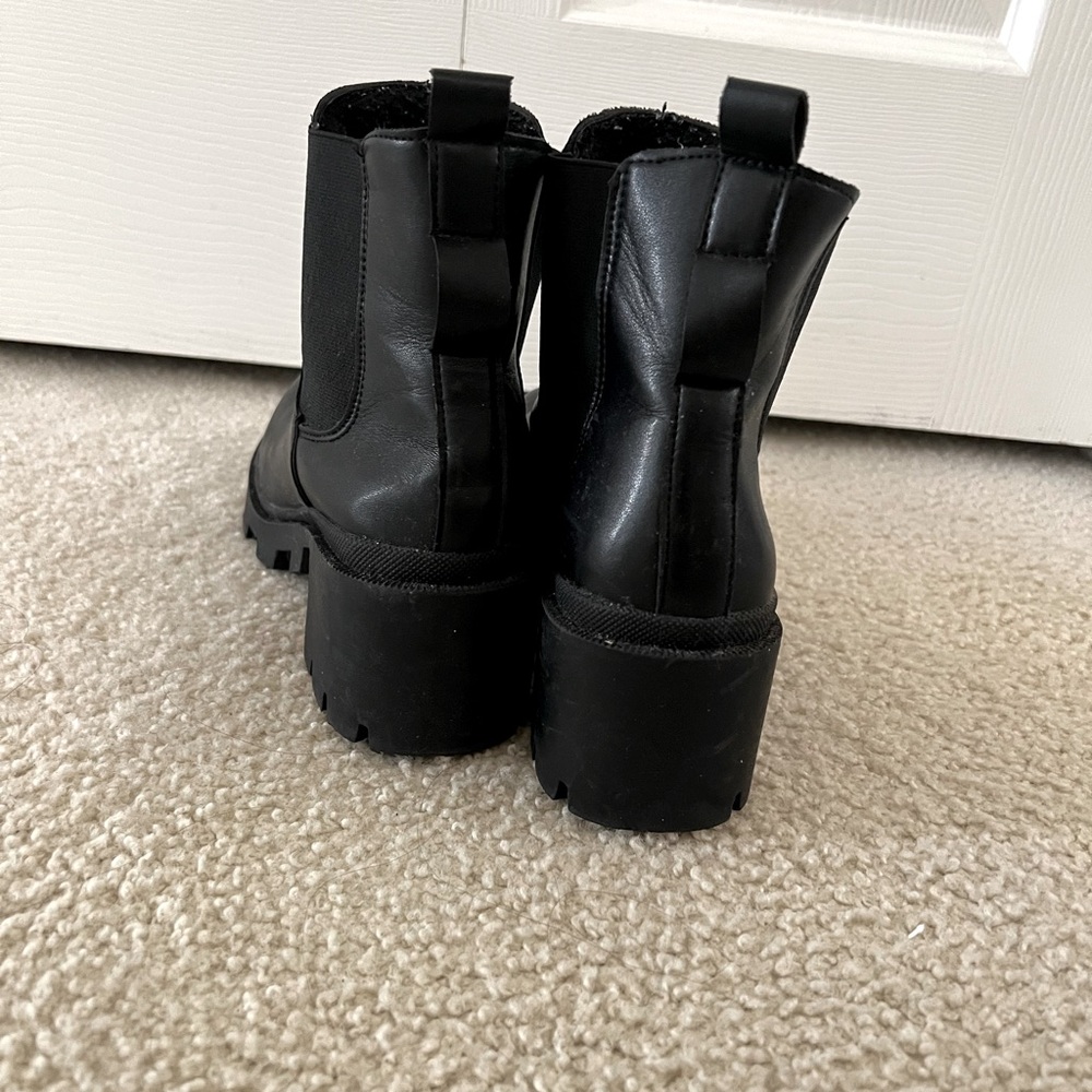 Black ankle boots